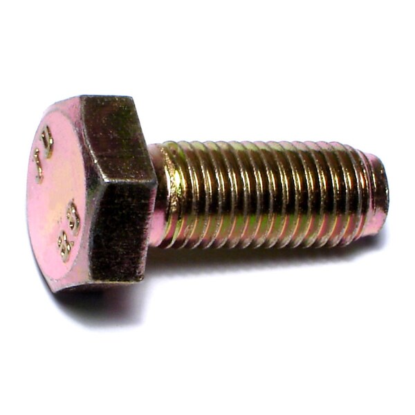 Midwest Fastener Class 8.8, M10-1.25 Hex Head Cap Screw, Zinc Plated Steel, 25 mm L, 25 PK 53544 - main